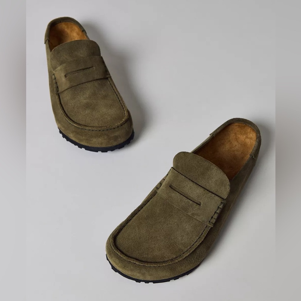 Birkenstock Naples Wrapped Suede Loafer